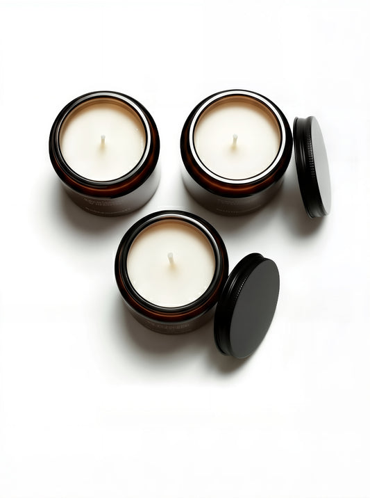 Mini Duftkerzen Trio von Coel Fragrances, handgemacht in Zuerich