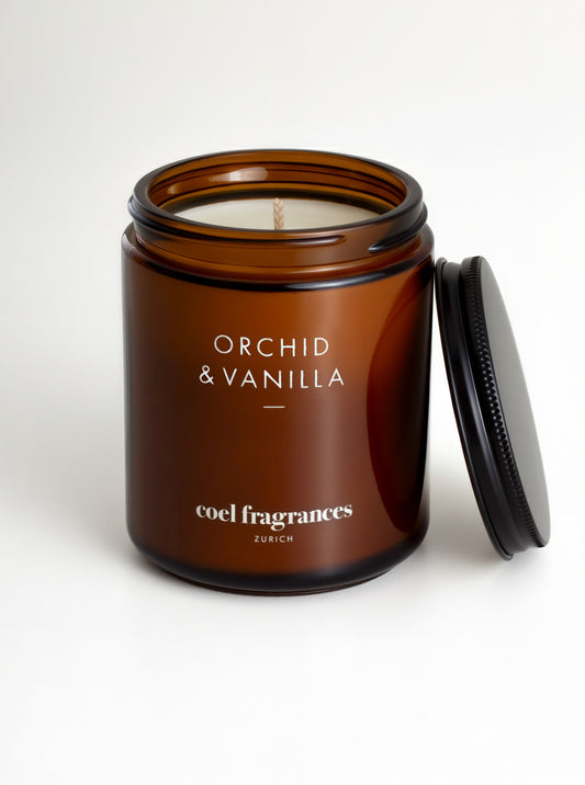 Atelier Duftkerze Orchid & Vanilla von Coel Fragrances, handgemacht in Zuerich