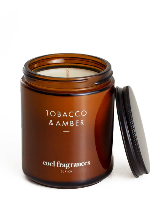 Atelier Duftkerze Tobacco & Amber von Coel Fragrances, handgemacht in Zuerich